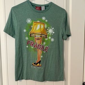 A Christmas Story movie T-shirt tee Women’s size small leg lamp